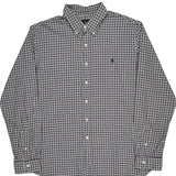 Ralph Lauren Checked Shirt - XL Brown Cotton