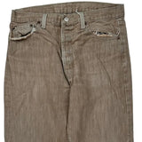 501 Levis Jeans - 30W 29L Brown Cotton