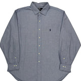 Polo By Ralph Lauren Shirt - XL Blue Cotton