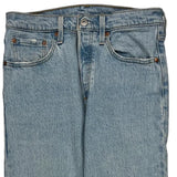 501 Levis Jeans - 28W 27L Light Wash Denim