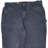 Carhartt Carpenter Trousers - 38W 30L Grey Cotton