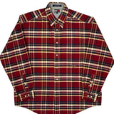 Tommy Hilfiger Checked Flannel Shirt - Large Multicoloured Cotton