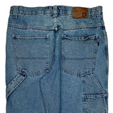 Thirty Below Cargo Carpenter Jeans - 36W 30L Blue Cotton