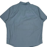 Levis Short Sleeve Shirt - XL Blue Cotton