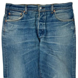 501 Levis Jeans - 36W 32L Blue Cotton
