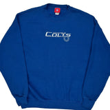 Indianapolis Colts Nfl Nfl Sweatshirt - XL Blue Cotton