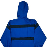 Reebok Windbreaker - Small Blue Polyester