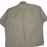 Nautica Short Sleeve Shirt - XL Beige Linen Blend