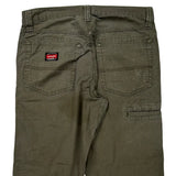 Wrangler Cargo Carpenter Trousers - 32W 30L Green Cotton