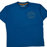 Relaxed Fit Timberland T-Shirt - Medium Blue Cotton