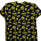 1985 Air Flight Jordan Graphic T-Shirt - Large Black Cotton