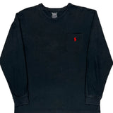 Polo By Ralph Lauren Long Sleeve T-Shirt - Medium Black Cotton