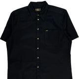 Lee Short Sleeve Shirt - XL Black Cotton