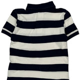 Age 6 Polo By Ralph Lauren Striped Polo Shirt - XS Black & White Cotton