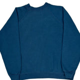 Blank Unbranded Sweatshirt - Large Blue Cotton