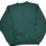 Winnie The Pooh Embroidery Disney Cartoon Sweatshirt - XL Green Cotton
