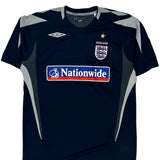 England Umbro 2005-06 Training Football Shirt - XL Navy Polyester
