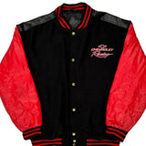 Chevrolet Racing Steve & Barry Graphic Varsity Jacket - Large Black Acrylic