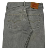 Levis 501 Jeans - 28W 30L Grey Cotton