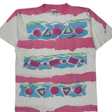 Single Stitch Unbranded T-Shirt - Medium Pink Cotton