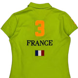 France Ralph Lauren Graphic Polo Shirt - Medium Green Cotton