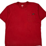 Dickies T-Shirt - XL Red Cotton