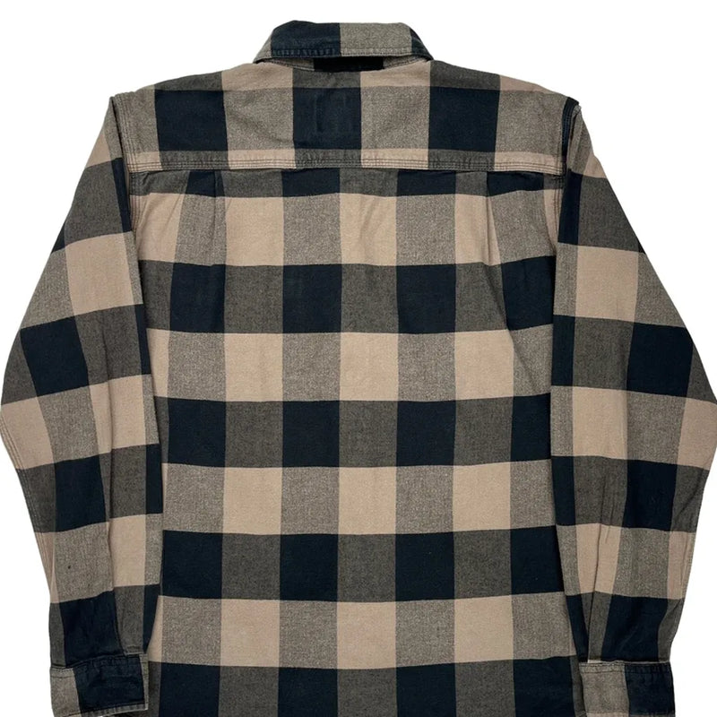 Carhartt Checked Flannel Shirt - Medium Beige Cotton
