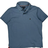 Tommy Hilfiger Slim Fit Polo Shirt - XL Blue Cotton
