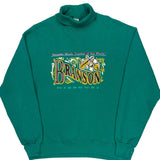 Made In USA Russell Athletic Graphic Sweatshirt - XL Green Cotton