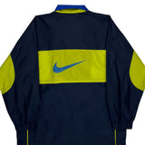 Nike Graphic Windbreaker - Large Blue Nylon