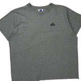 Adidas T-Shirt - XL Grey Cotton