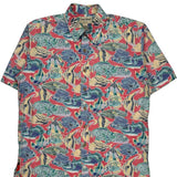 Cooke Street Floral Hawaiian Shirt - Medium Multicoloured Cotton