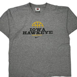 Iowa Hawkeyes Basketball Nike Graphic T-Shirt - XL Gray Cotton
