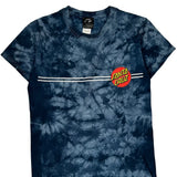 Santa Cruz Tie-Dye T-Shirt - Small Blue Cotton