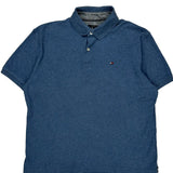Tommy Hilfiger Polo Shirt - Medium Blue Cotton