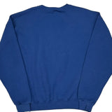 Chicago Cubs Russell Athletic Football Sweatshirt - Large Blue Cotton