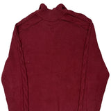 Nautica 1/4 Zip - XL Red Cotton