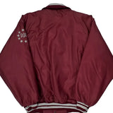 E.A.C. Unbranded Varsity Jacket - XL Burgundy Polyester