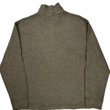 Polo By Ralph Lauren 1/4 Zip - Large Gray Cotton