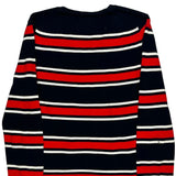 Tommy Hilfiger Striped Jumper - Medium Navy Cotton