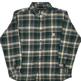Carhartt Checked Flannel Shirt - XL Green Cotton