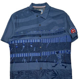 Chicago Cubs Tommy Bahama Mlb Hawaiian Shirt - Medium Blue Viscose