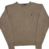 Polo By Ralph Lauren Sweater - Medium Beige Cotton