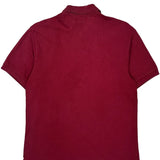 Tommy Hilfiger Polo Shirt - Large Red Cotton
