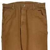Wrangler Carpenter Pants - 35W 32L Brown Cotton Blend