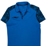Oakley Camo Polo Shirt - Large Blue Polyester