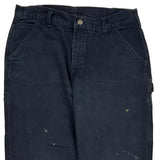 Carhartt Carpenter Trousers - 34W 32L Navy Cotton