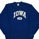 Iowa Unbranded College Sweatshirt - XL Blue Cotton Blend