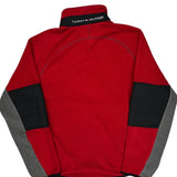 Tommy Hilfiger Fleece 1/4 Zip - Large Red Polyester