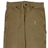 Wrangler Carpenter Trousers - 31W 31L Brown Cotton